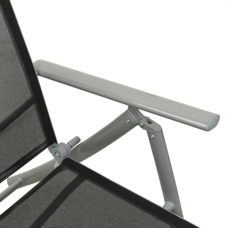 Tuinset met voetensteun en tafel voor comfortabele buitenbijeenkomsten - Tuinsets