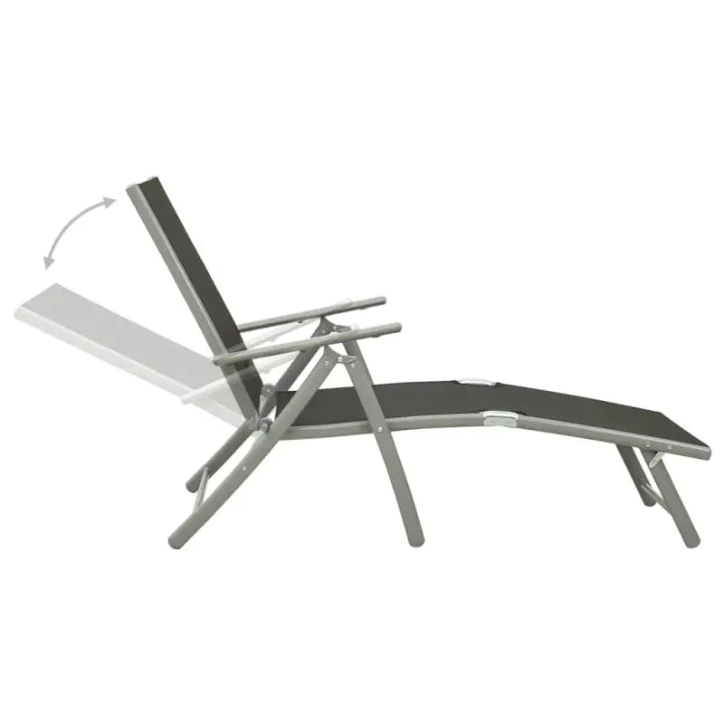Tuinset met voetensteun en tafel voor comfortabele buitenbijeenkomsten - Tuinsets