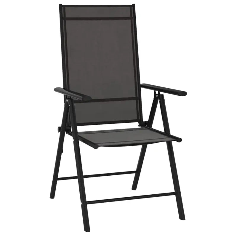 Tuinset met voetensteun en tafel voor ultiem buitencomfort - Antraciet - Tuinsets