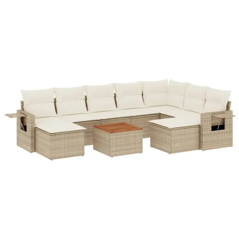 Tuinset met waterdichte tas en beige materiaal van gepoedercoat staal - Tuinsets