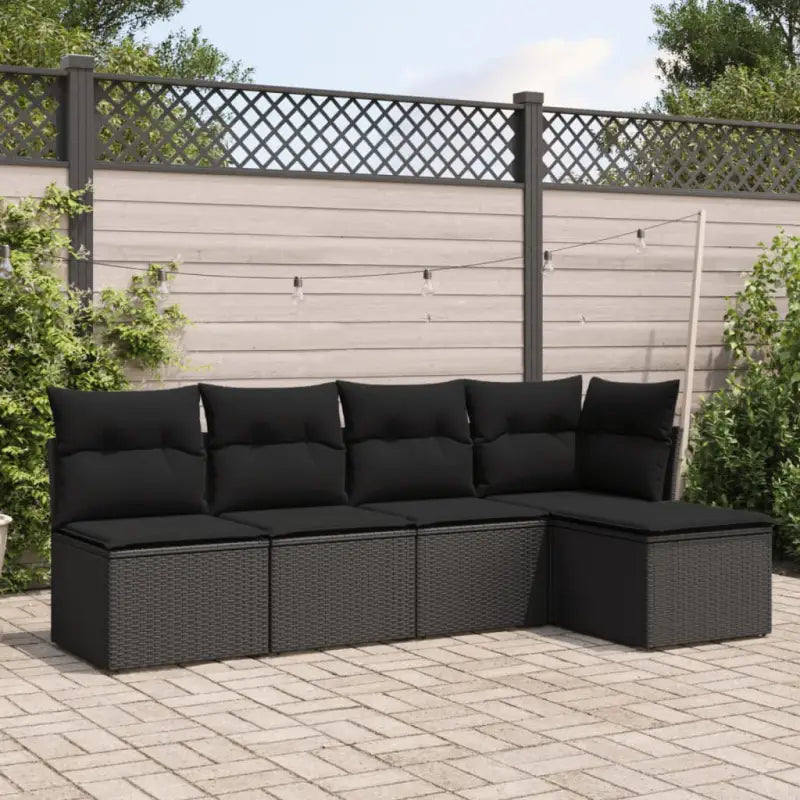 Tuinset met waterdichte tas en zwart gepoedercoat staal op maat - Tuinsets