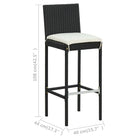 Tuinset met weerbestendig PE-rattan en gepoedercoat stalen frame - Tuinsets
