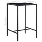 Tuinset met weerbestendig PE-rattan en gepoedercoat stalen frame - Tuinsets