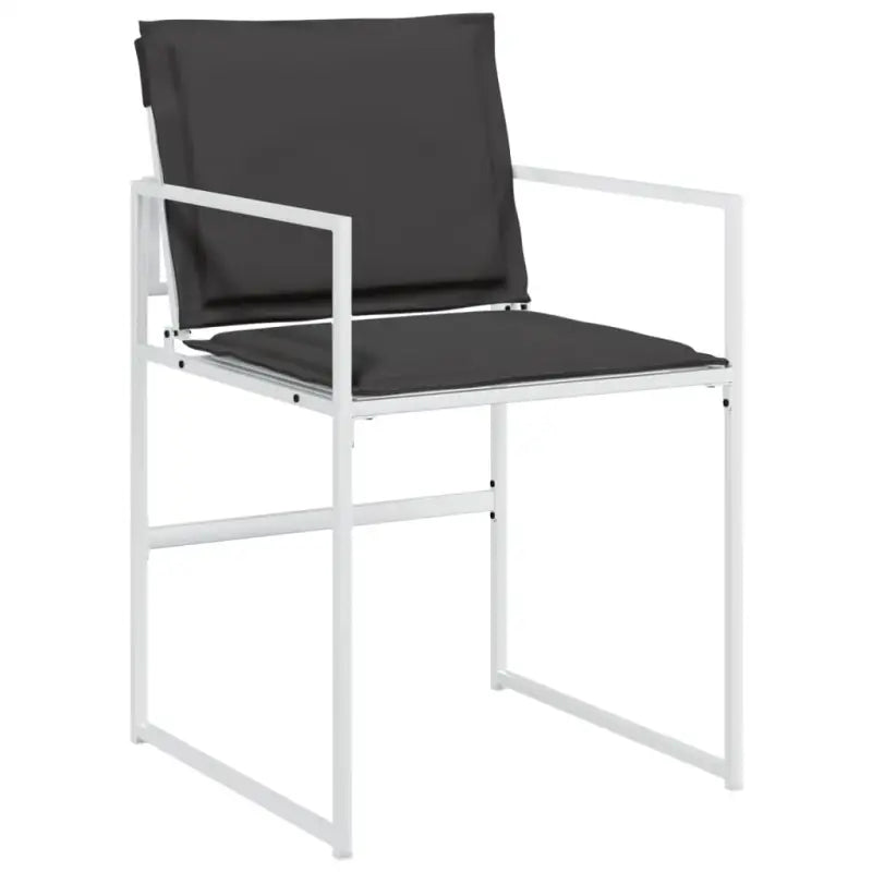 Tuinset met wit materiaal en gepoedercoat staal voor buitenplezier - Tuinsets