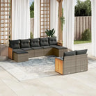 Tuinset met zwart materiaal en gepoedercoat staal voor buitengebruik - Grijs / Zonder tafel - Tuinsets