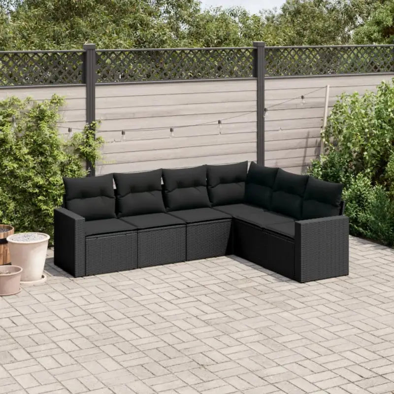 Tuinset met zwart materiaal en gepoedercoat staal voor buitenplezier - Zwart / Zonder tafel - Tuinsets