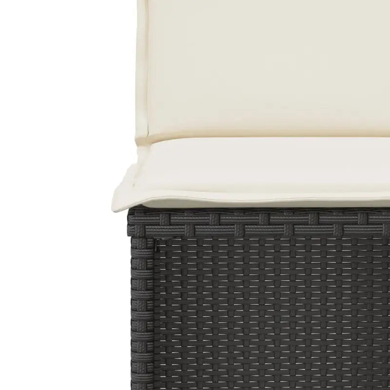 Tuinset met zwart materiaal en gepoedercoat staal voor elke tuin - Tuinsets