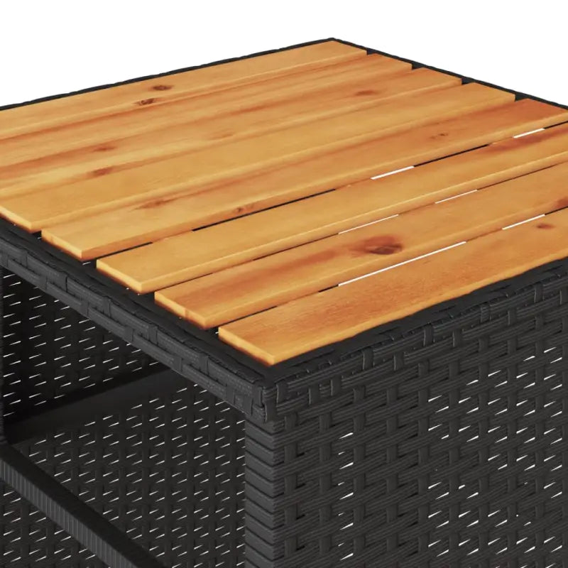 Tuinset met zwart materiaal en gepoedercoat staal voor elke tuin - Tuinsets