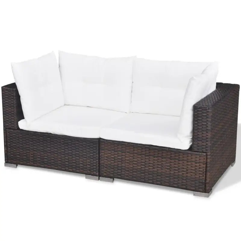 Tuinset Rattan Loungeset levering bevat voor alle seizoenen - Tuinsets