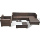 Tuinset Rattan Loungeset levering bevat voor alle seizoenen - Tuinsets