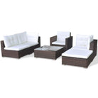 Tuinset Rattan Loungeset levering bevat voor alle seizoenen - Tuinsets
