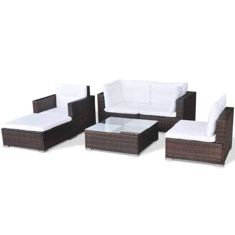 Tuinset Rattan Loungeset levering bevat voor alle seizoenen - Tuinsets