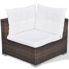 Tuinset Rattan Loungeset levering bevat voor alle seizoenen - Tuinsets