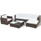 Tuinset Rattan Loungeset levering bevat voor alle seizoenen - Tuinsets