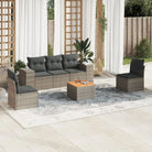Tuinset van beige materiaal en gepoedercoat staal voor buitenplaatsen - Grijs - Tuinsets