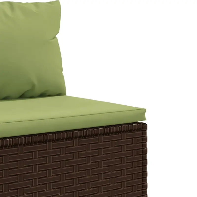 Tuinset van bruin materiaal met gepoedercoat staal en comfortabele afmetingen - Tuinsets