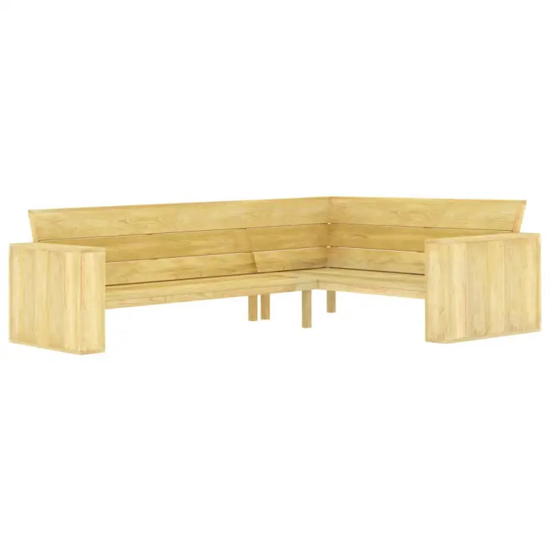 Tuinset van geïmpregneerd grenenhout voor terras en tuinplezier - Tuinsets