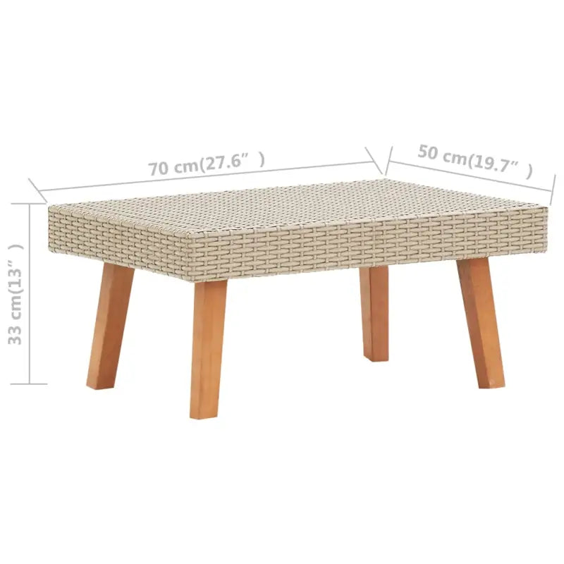 Tuinset van gepoedercoat staal en poly rattan voor gezellige zomerdagen - Tuinsets