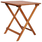 Tuinset van massief acaciahout met levering bevat voor tuin en terras - Naturel / Nee / Vierkant - Tuinsets