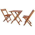 Tuinset van massief acaciahout met levering bevat voor tuin en terras - Naturel / Nee / Vierkant - Tuinsets