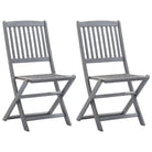 Tuinset van massief acaciahout met rustieke charme - Tuinsets