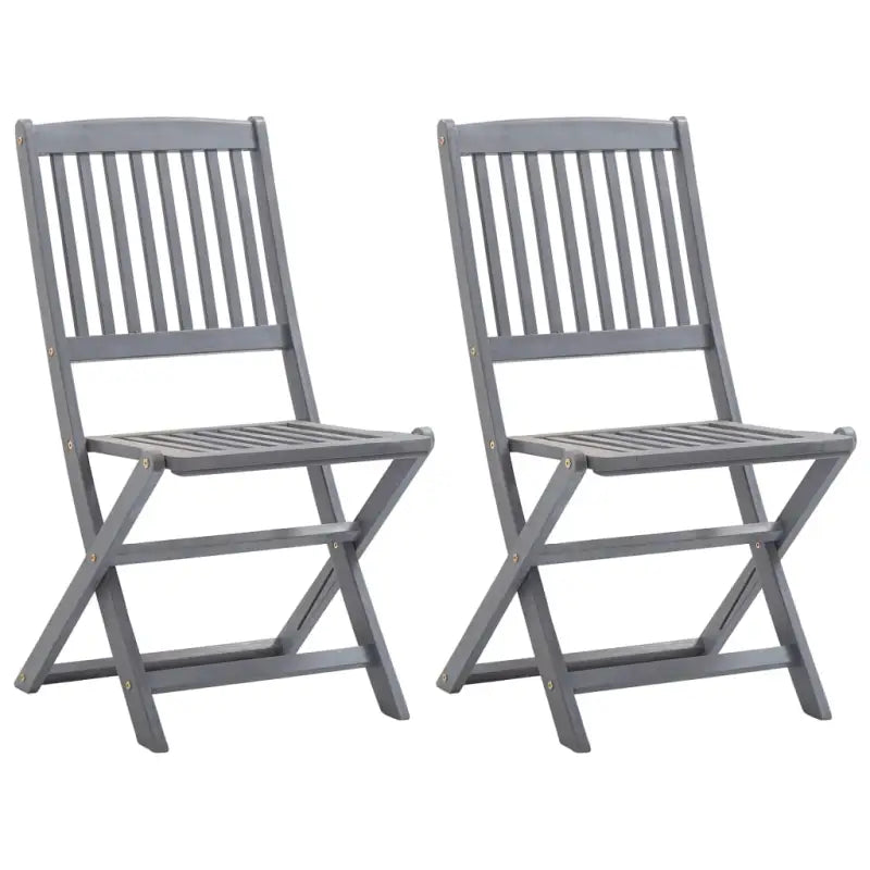 Tuinset van massief acaciahout met rustieke charme - Tuinsets