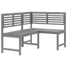 Tuinset van massief acaciahout met rustieke charme - Tuinsets