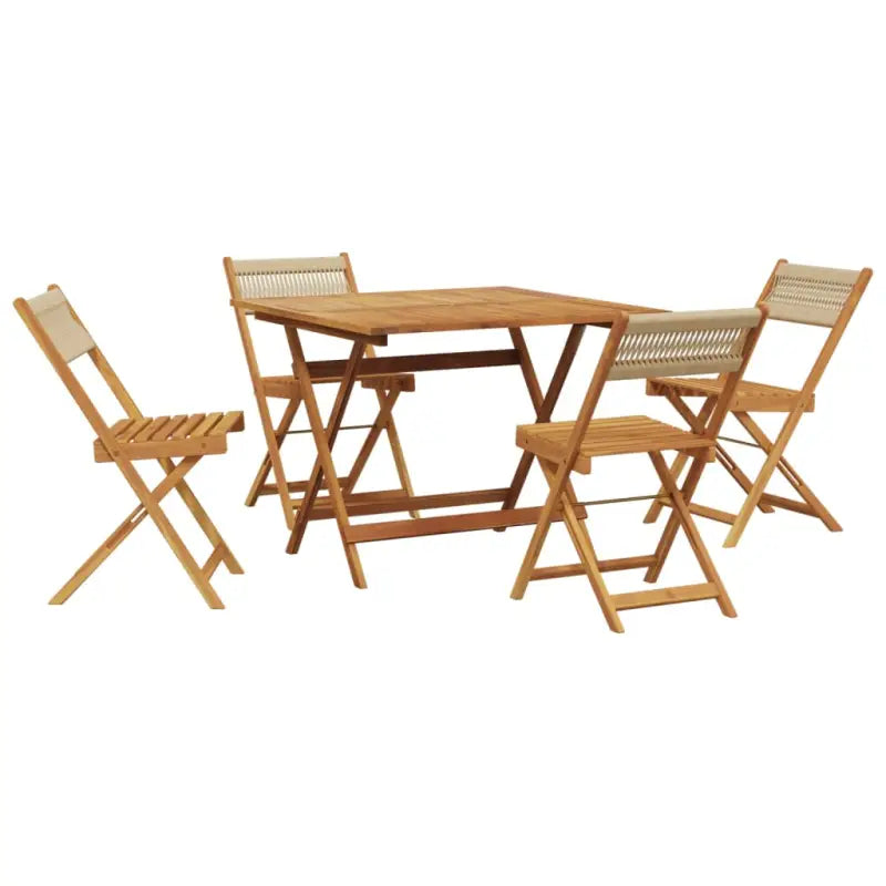 Tuinset van massief acaciahout voor buiten en terras ontspanning - Tuinsets