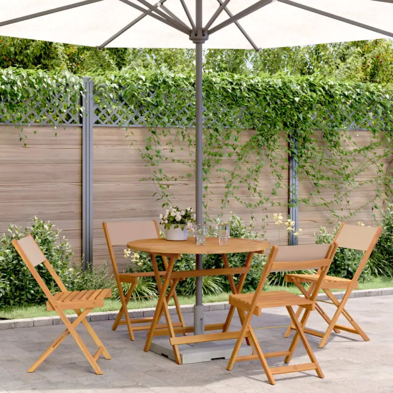 Tuinset van massief acaciahout voor buiten en terras ontspanning - Tuinsets