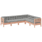Tuinset van massief Douglas vurenhout voor comfortabel buitenplezier - Tuinsets
