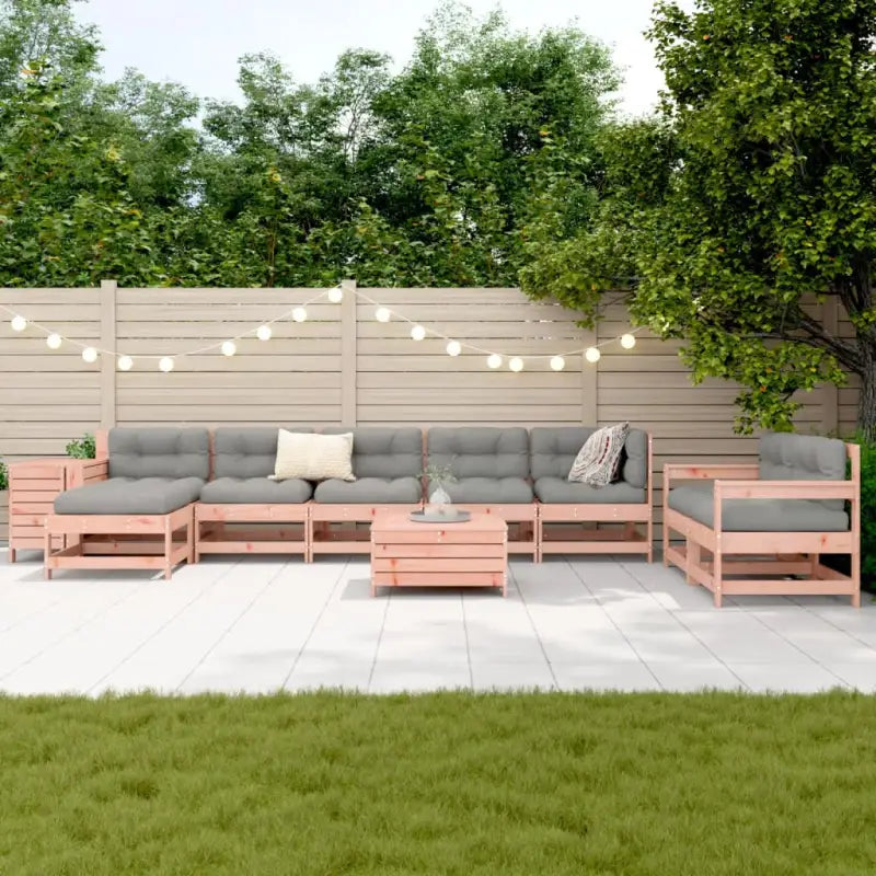 Tuinset van massief Douglas vurenhout voor een gezellige tuinstijl - Tuinsets