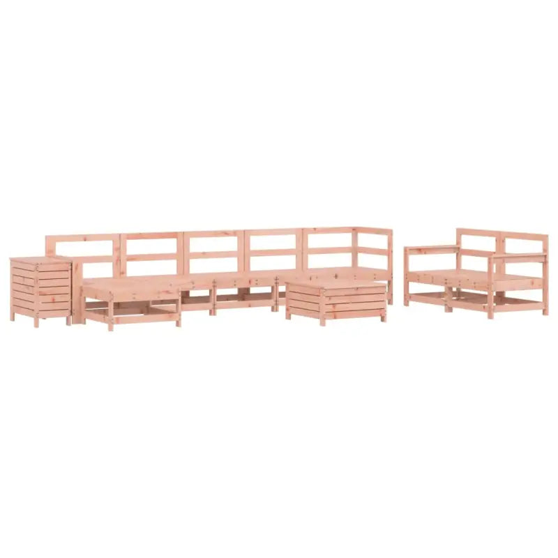 Tuinset van massief Douglas vurenhout voor een gezellige tuinstijl - Tuinsets