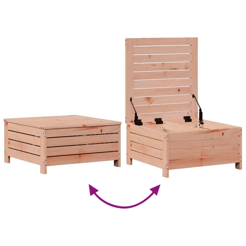 Tuinset van massief douglashout met gelat ontwerp voor gezellige buitenruimte - Tuinsets