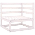 Tuinset van massief grenenhout met rug- en zijkussen voor ontspanning - Tuinsets