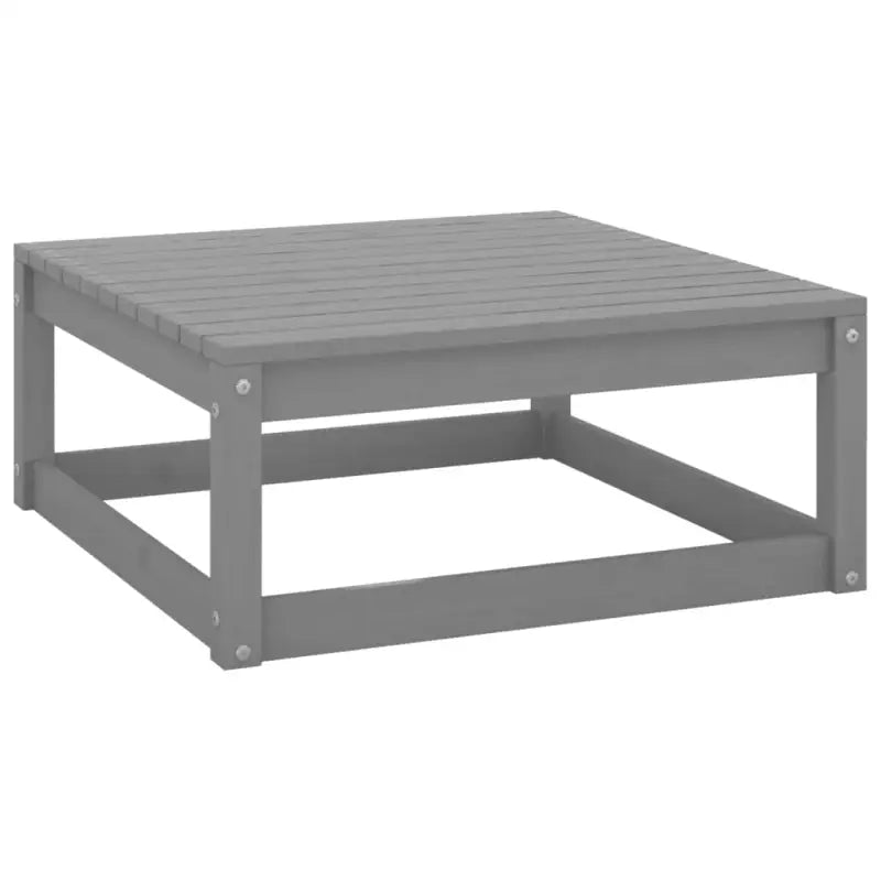 Tuinset van massief grenenhout met rug- en zijkussen voor ontspanning - Tuinsets