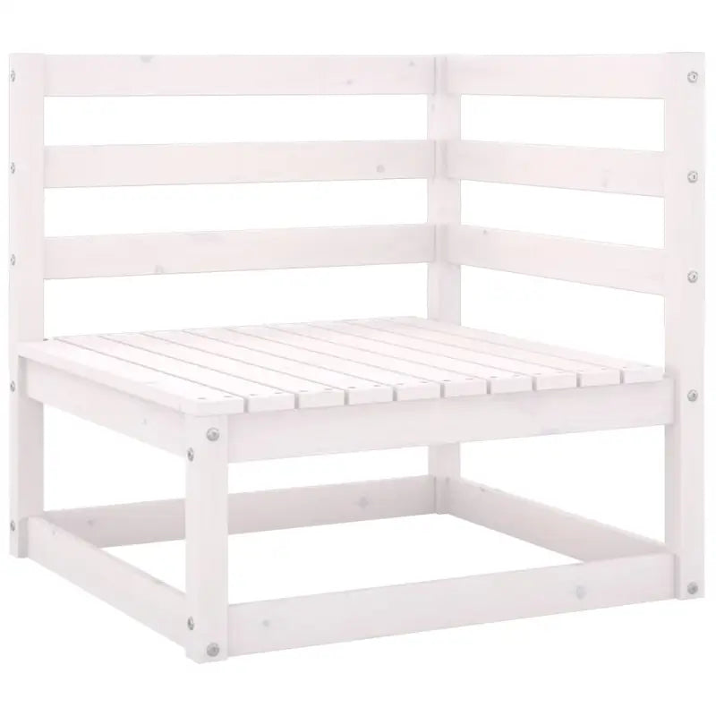 Tuinset van massief grenenhout met rug- en zijkussens voor ontspanning - Tuinsets
