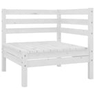Tuinset van massief grenenhout met tafel en voetenbank voor ontspanning - Tuinsets