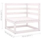 Tuinset van massief grenenhout voor comfortabel buiten genieten - Tuinsets