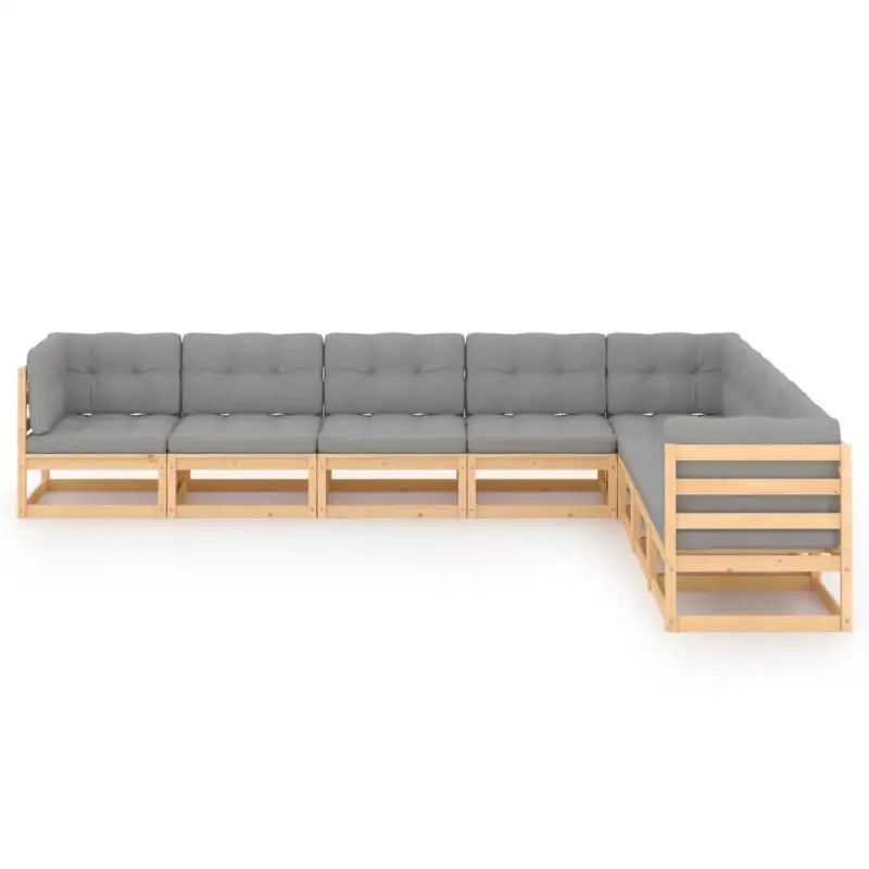 Tuinset van massief grenenhout voor genieten in de tuin - Tuinsets