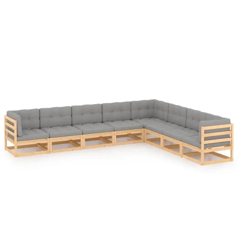 Tuinset van massief grenenhout voor genieten in de tuin - Tuinsets