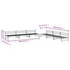 Tuinset van massief grenenhout voor gezellige tuin of terras bijeenkomsten - Tuinsets