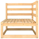 Tuinset van massief grenenhout voor ontspannen buitenleven - Naturel en antraciet / Ja - Tuinsets