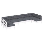 Tuinset van massief grenenhout voor ontspannen buitenmomenten - Tuinsets