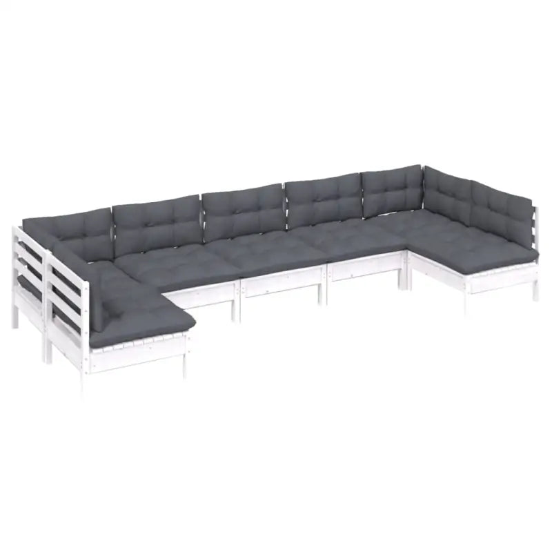 Tuinset van massief grenenhout voor ontspannen buitenmomenten - Tuinsets
