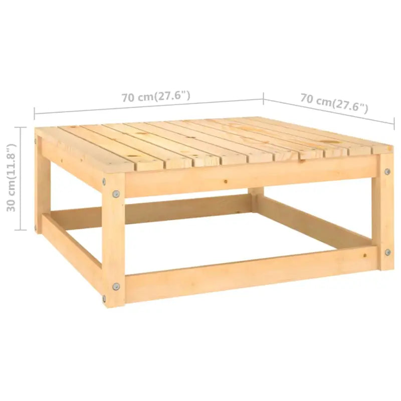 Tuinset van massief grenenhout voor ontspannen buitenmomenten - Tuinsets