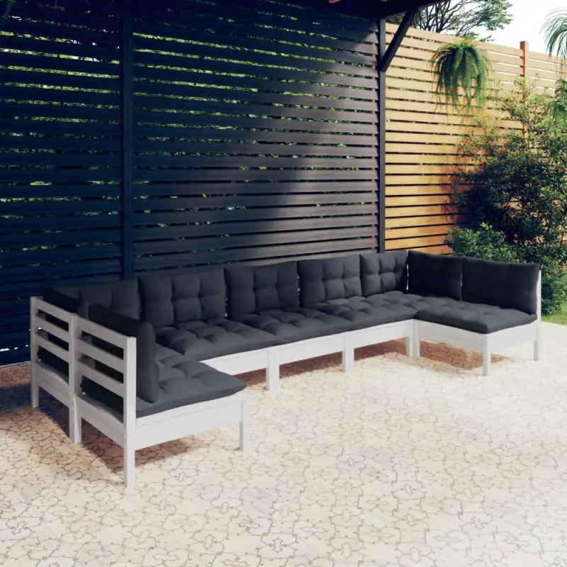 Tuinset van massief grenenhout voor ontspannen buitenmomenten - Tuinsets