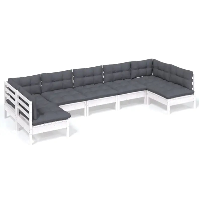 Tuinset van massief grenenhout voor ontspannen buitenmomenten - Tuinsets