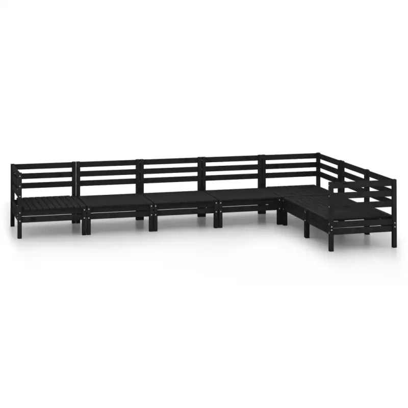 Tuinset van massief grenenhout voor ontspannen buitenritten - Tuinsets