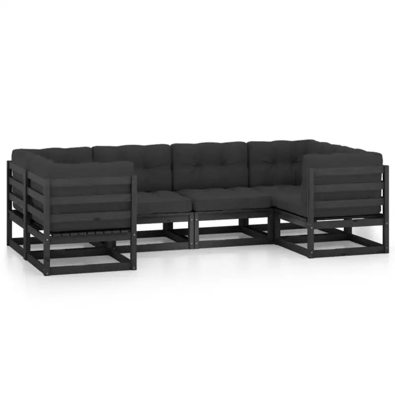 Tuinset van massief grenenhout voor ontspannen tuinmomenten - Tuinsets
