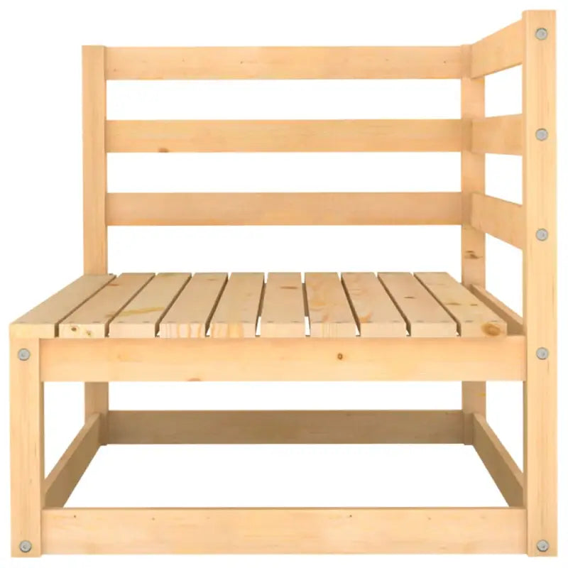 Tuinset van massief grenenhout voor ontspannen zomeravonden - Tuinsets